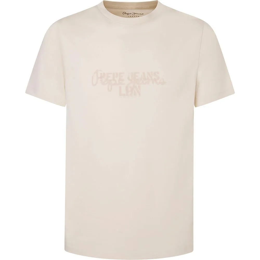 Pepe Jeans Chris t-shirt uomo beige cotone