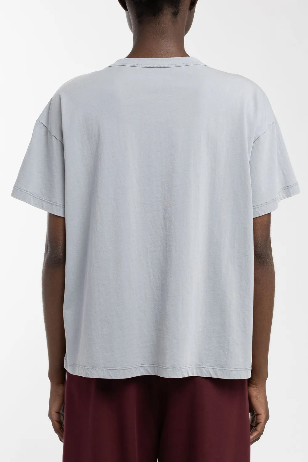 Teddy Smith T-Silver MC t-shirt oversize grigio luna