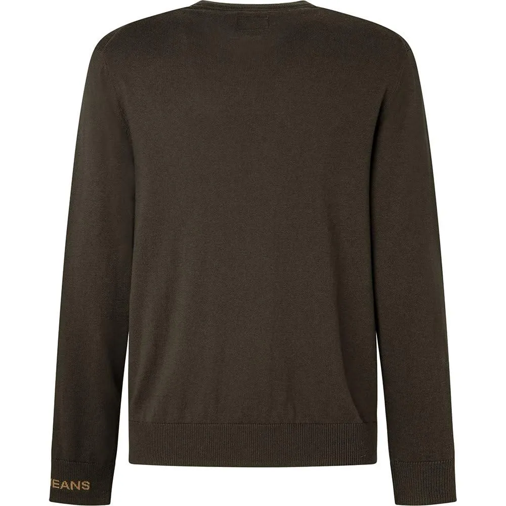 Pepe Jeans Andre Crew Neck felpa uomo girocollo logo manica