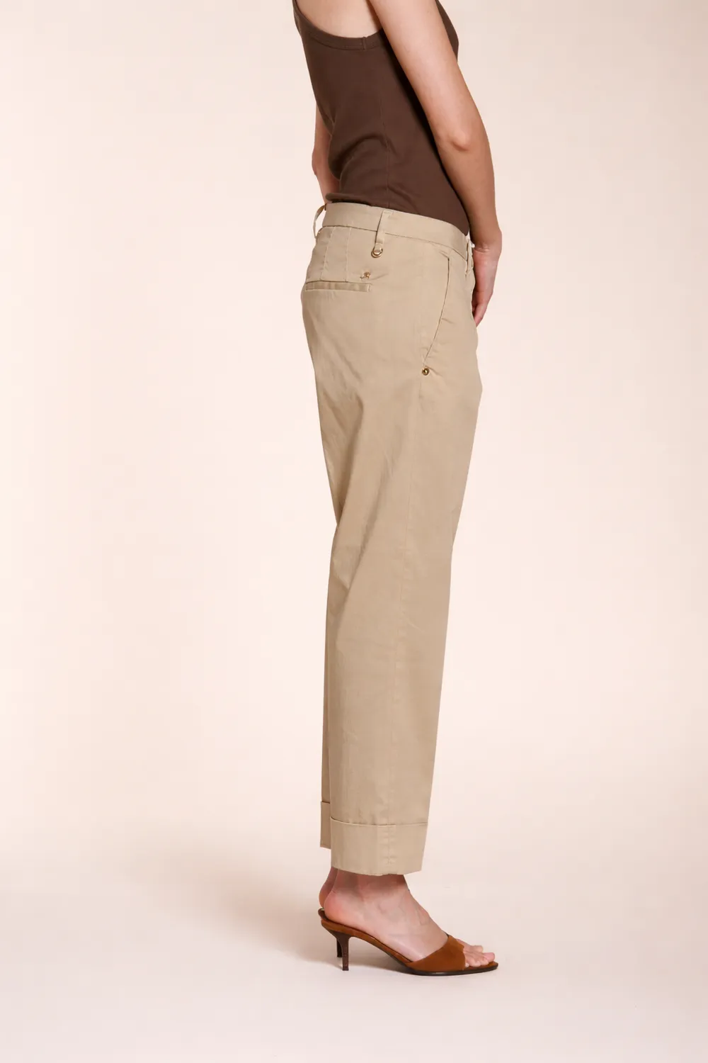 Mason's New York Carrot chino donna latte carrot fit