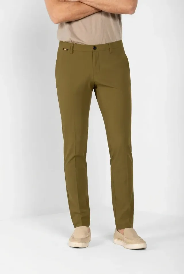 Mason's Milano Dynamic Chino Verde Militare Tecnico