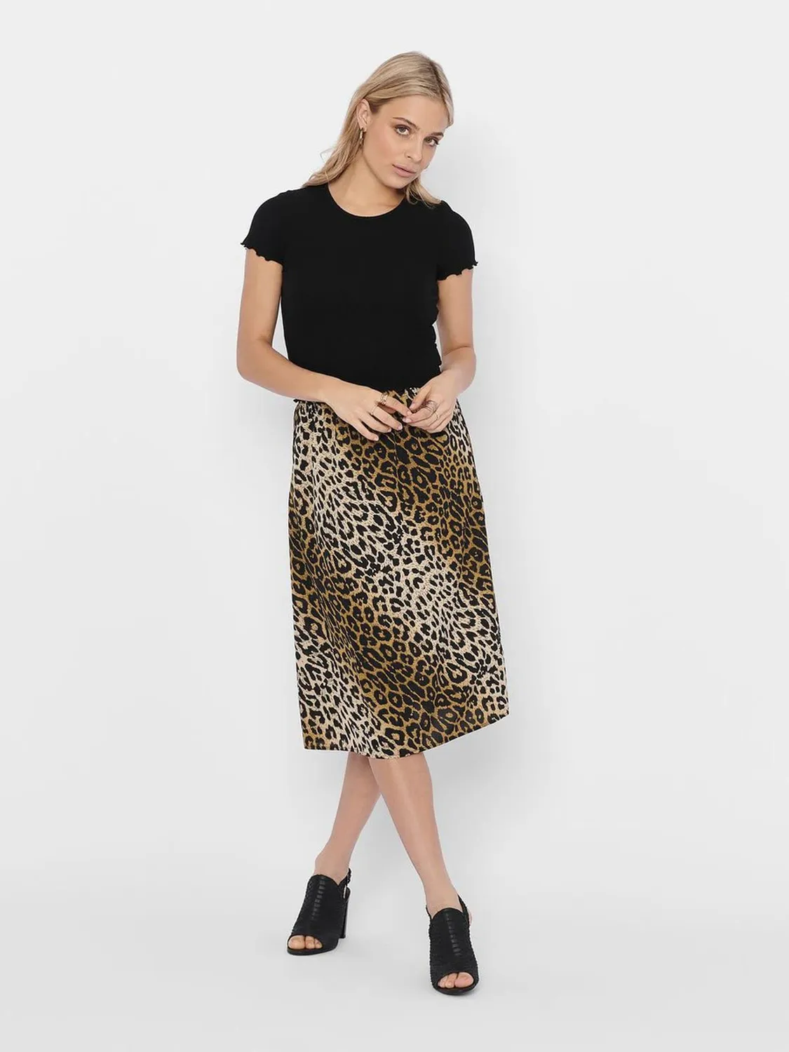 ONLY ONLEMMA maglia cropped coste taglia S