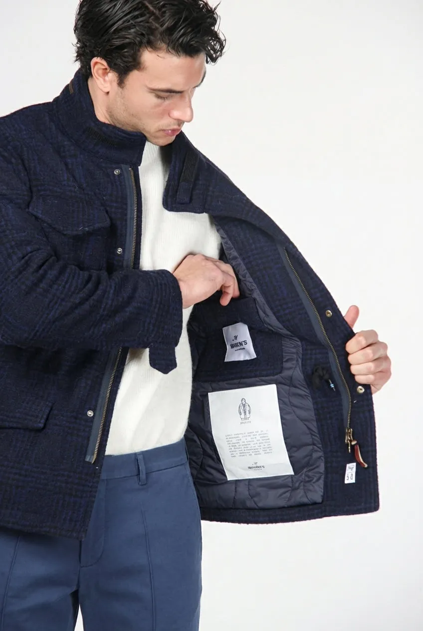 Mason's Field M74 giubbotto uomo blu scuro galles