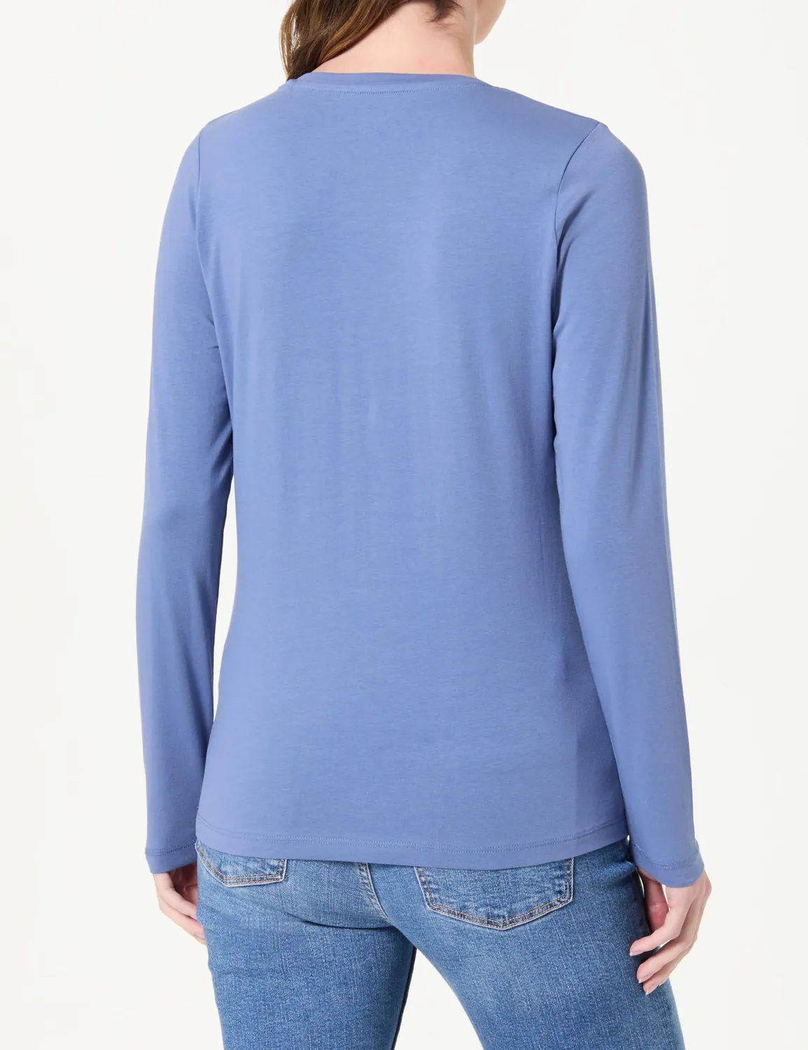 Pepe Jeans Basic Stretch Logo t-shirt donna maniche lunghe