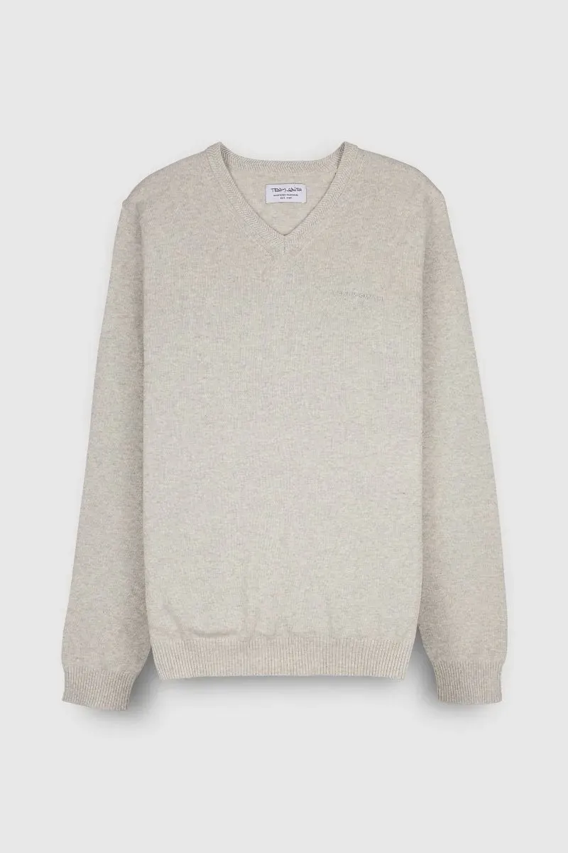Teddy Smith Pulser 3 pullover uomo avorio maglia