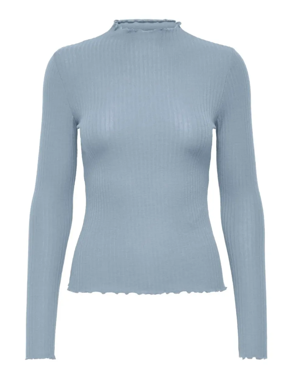 ONLY Onlemma maglietta maniche lunghe collo alto jersey