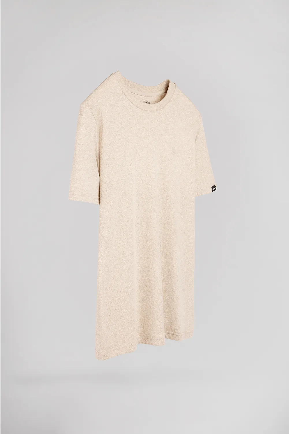 Teddy Smith T-Narvik MC t-shirt cream chiné cotone