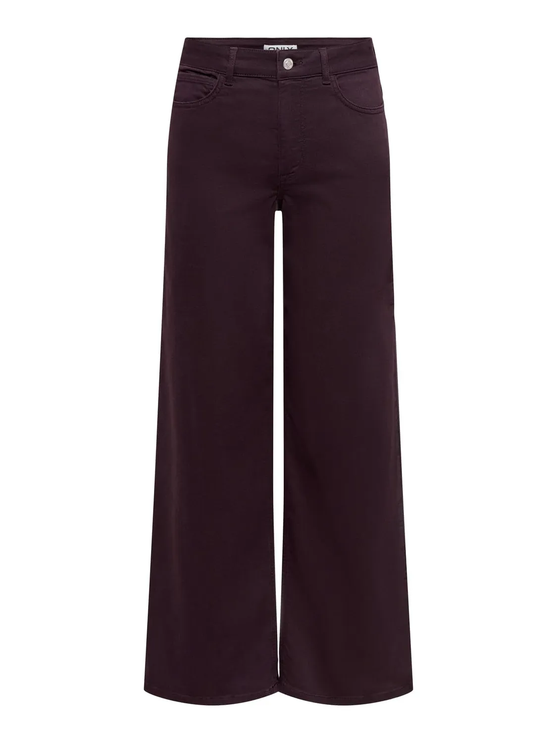 ONLY Onlmadison Wide Leg jeans vita alta marrone