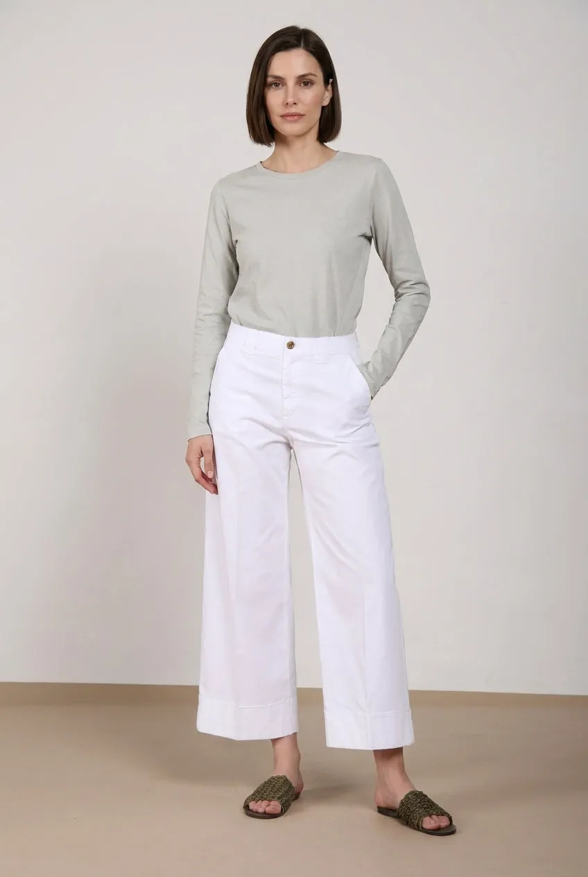 Mason’s New York Studio Cropped chino bianco straight