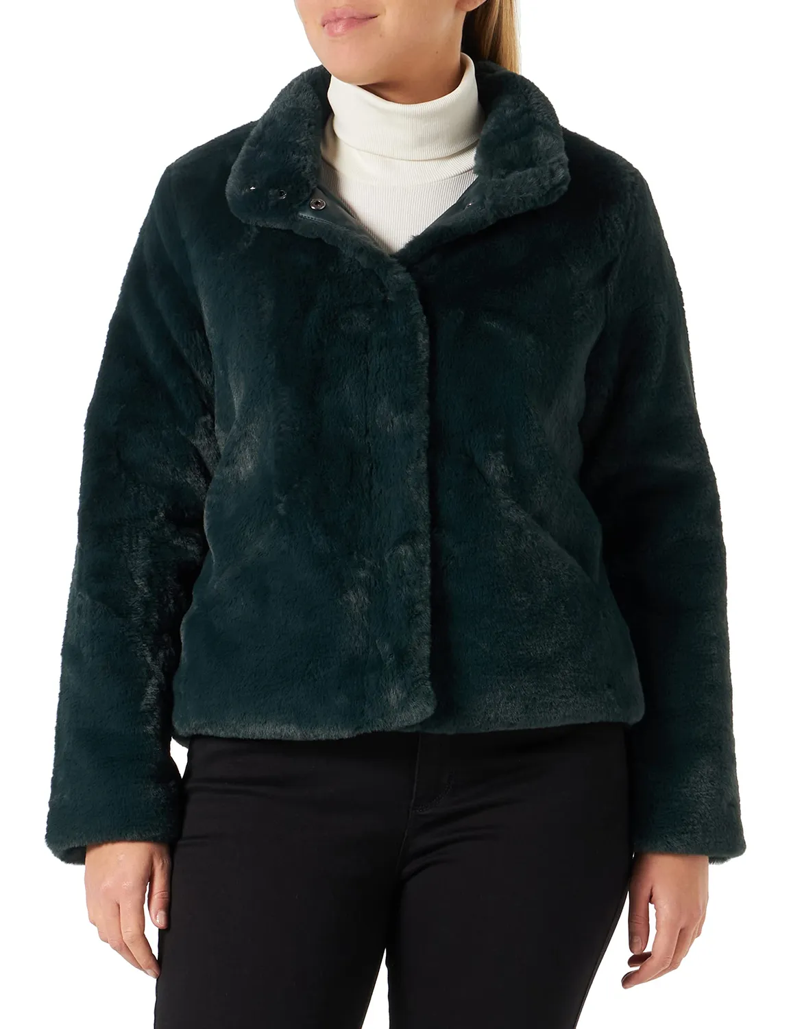 ONLY Newvida giacca pelliccia sintetica donna nera