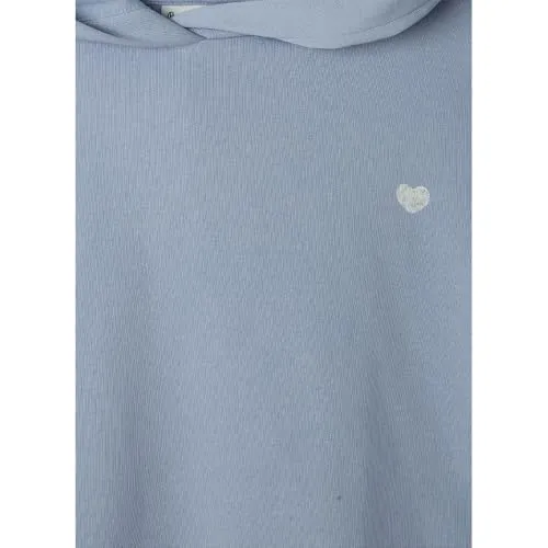 Pepe Jeans Anne felpa bambina con cappuccio spacco laterale