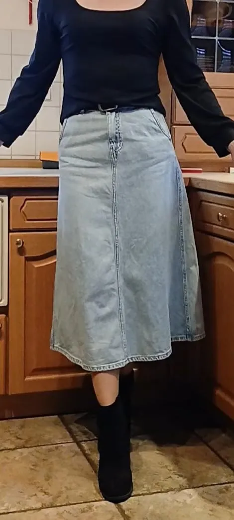 ONLY Onlmindy gonna jeans XL blu chiaro