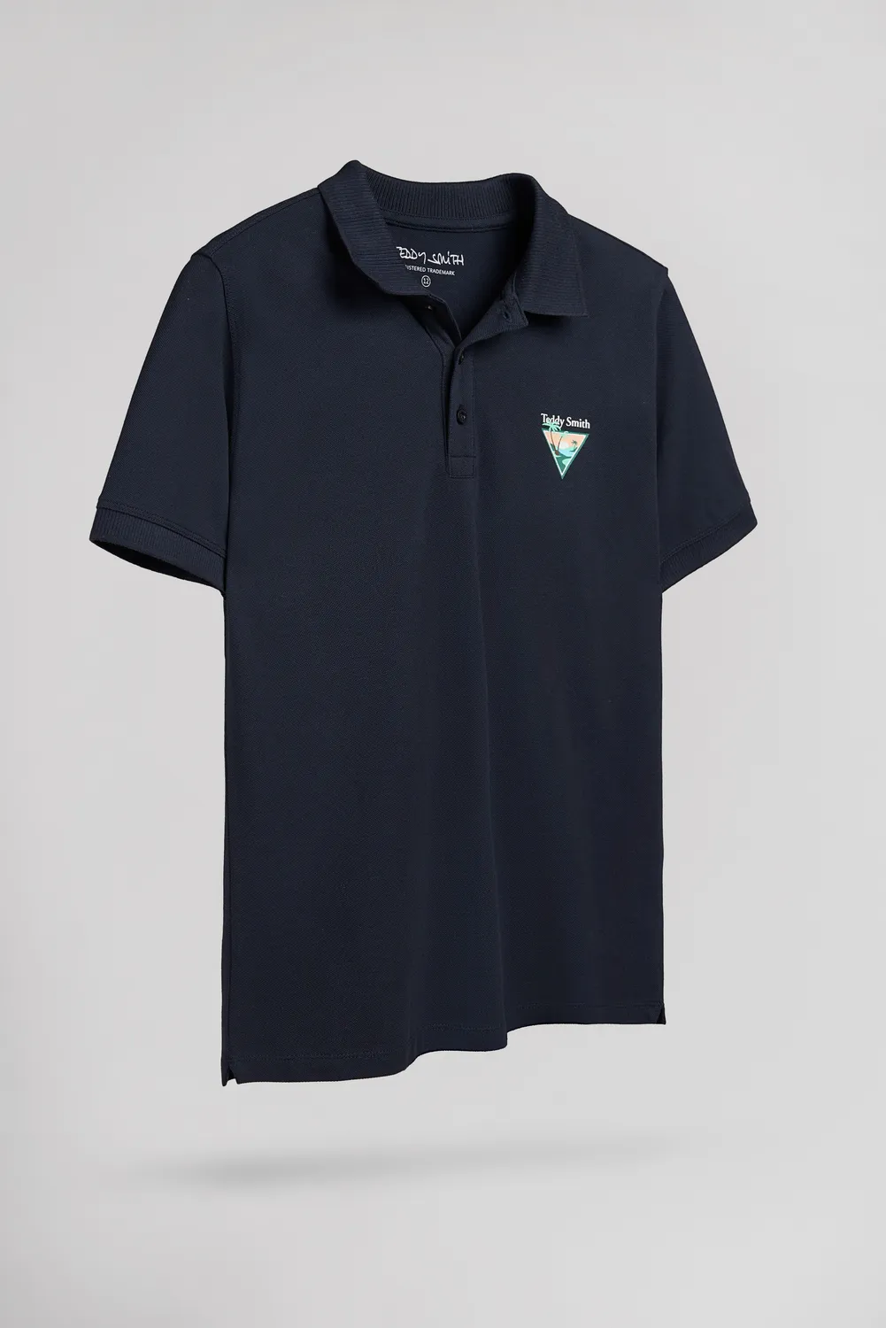 Teddy Smith P-Lary MC Jr polo bambino dark navy cotone