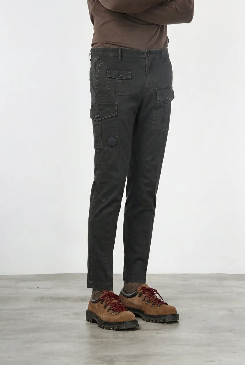 Mason's George Coolpocket pantalone cargo marrone