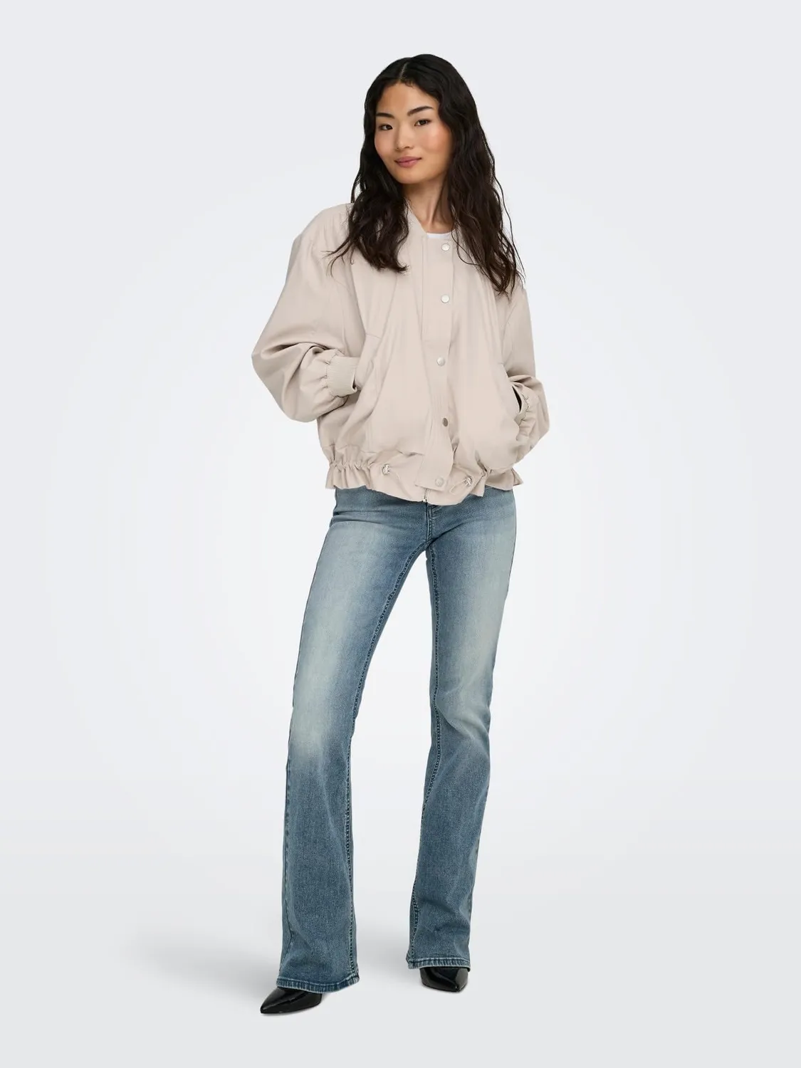 ONLY Onlbasto Bomber Jacket giacca donna grigia 3XL