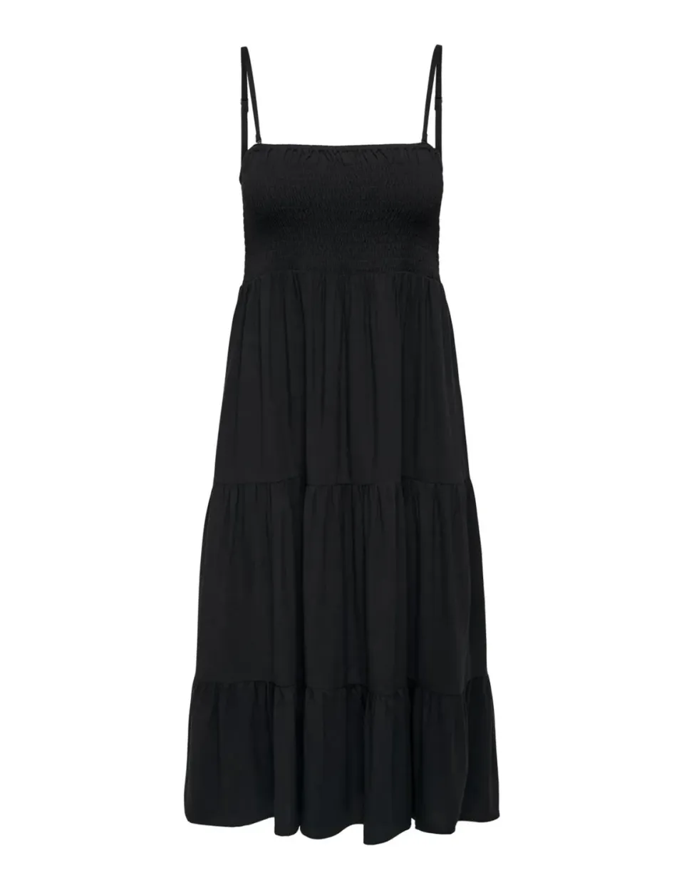 ONLY Onlzelina Smock 3 in 1 abito estivo nero gonna lunga