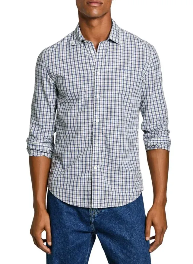 Pepe Jeans Mauro Camicia Uomo M Bianca