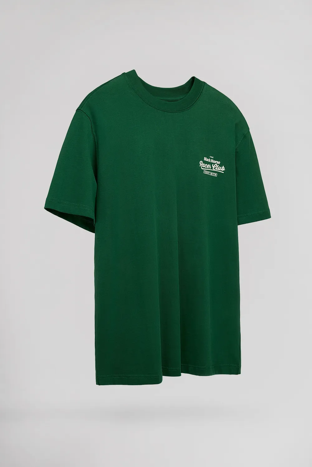 Teddy Smith T-Racer MC t-shirt verde manica corta ampia