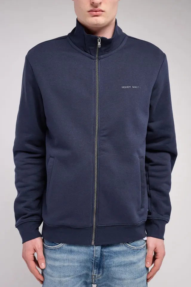 Teddy Smith G-Narkus Zip gilet navy uomo felpato