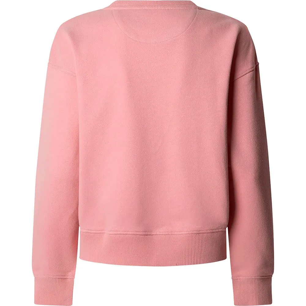 Pepe Jeans Maddy felpa donna M rosa girocollo