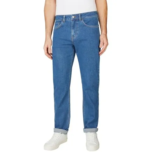 Pepe Jeans Cash Straight jeans uomo 28W/30L blu medio
