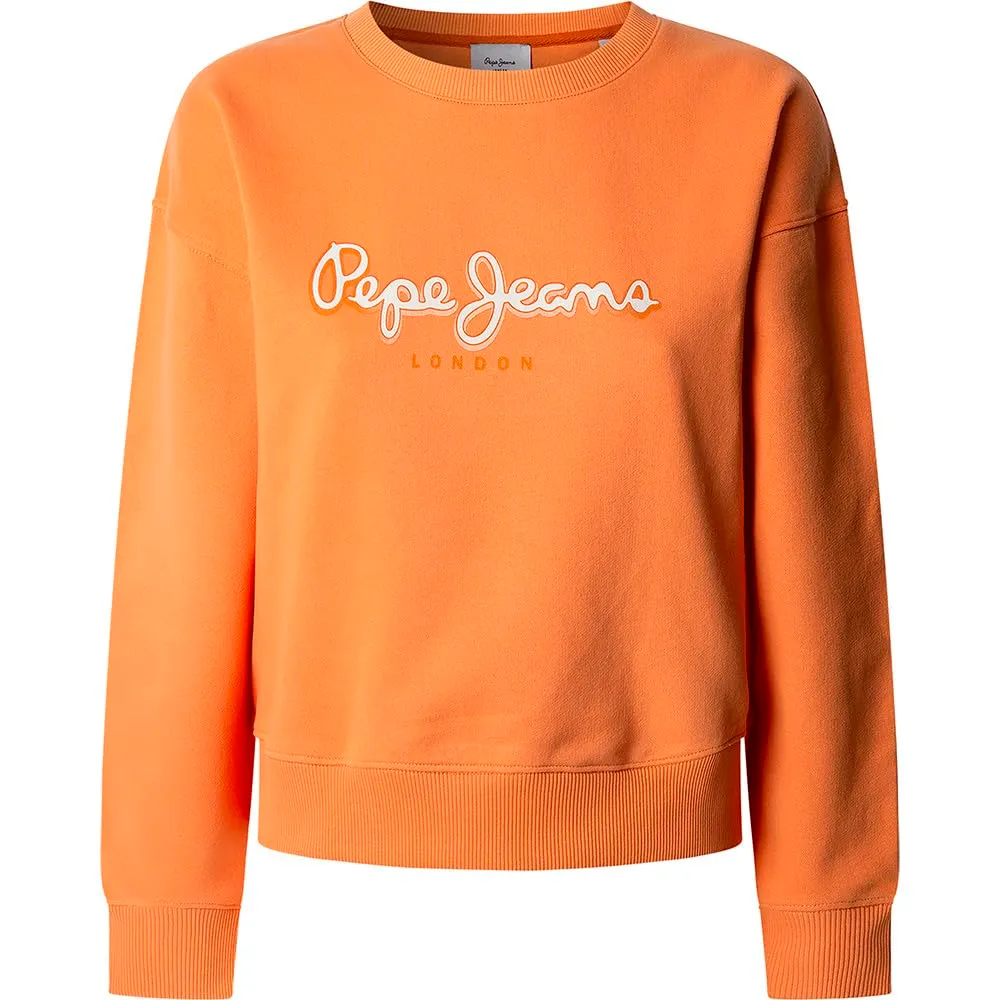 Pepe Jeans Maddy felpa donna M rosa girocollo