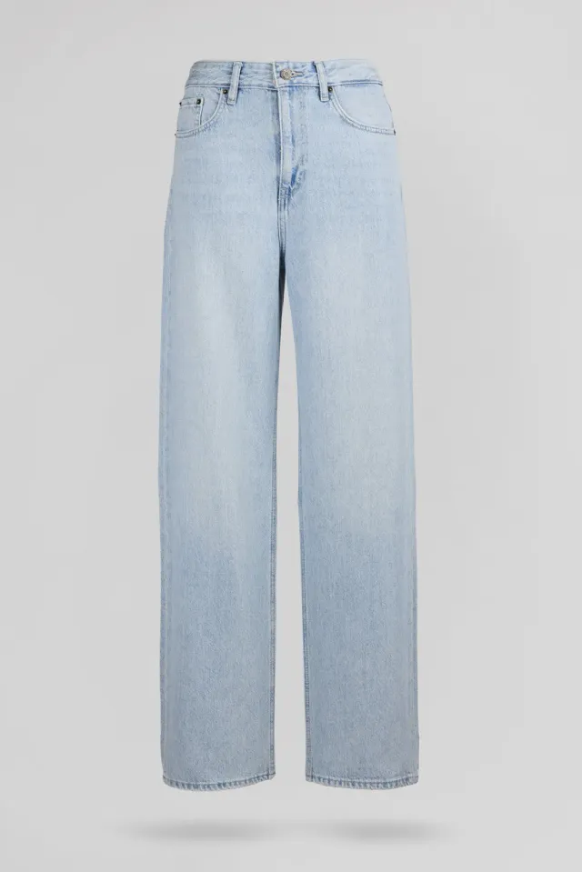 Teddy Smith P-Electra jeans dritti azzurro bleached