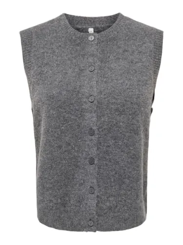 ONLY ONLOLIVIA gilet smanicato grigio XL