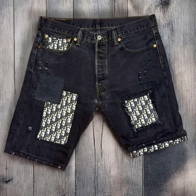 Never Say Never Levi's Vintage Black Dior Bermuda Jeans Uomo