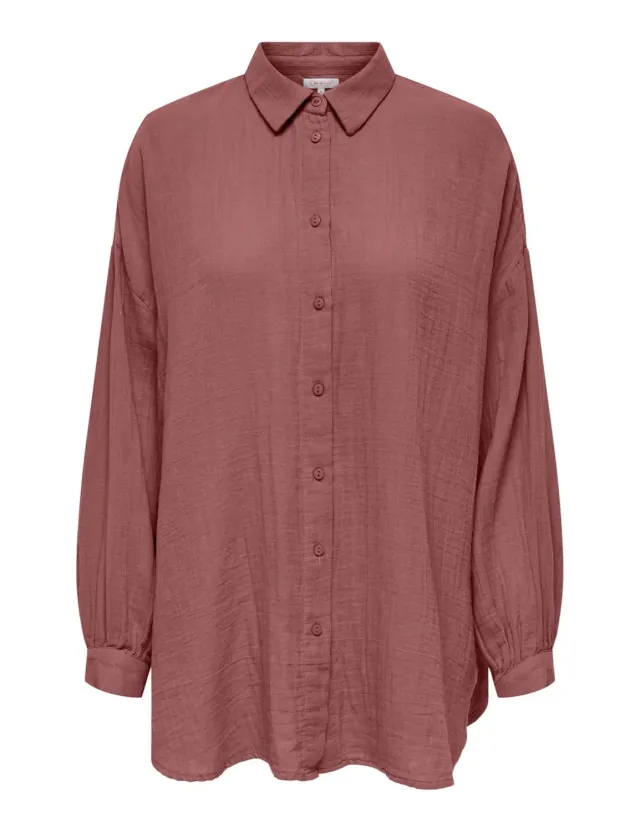 ONLY Onlthyra Life Noos Wvn camicia oversize