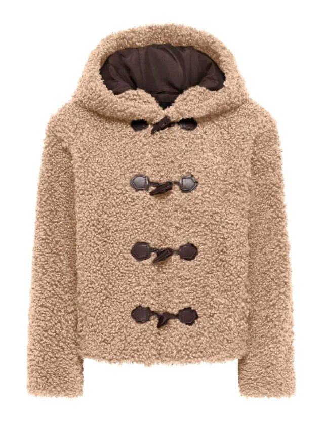 ONLY Onleira Teddy Duffle Giacca Donna Orsacchiotto