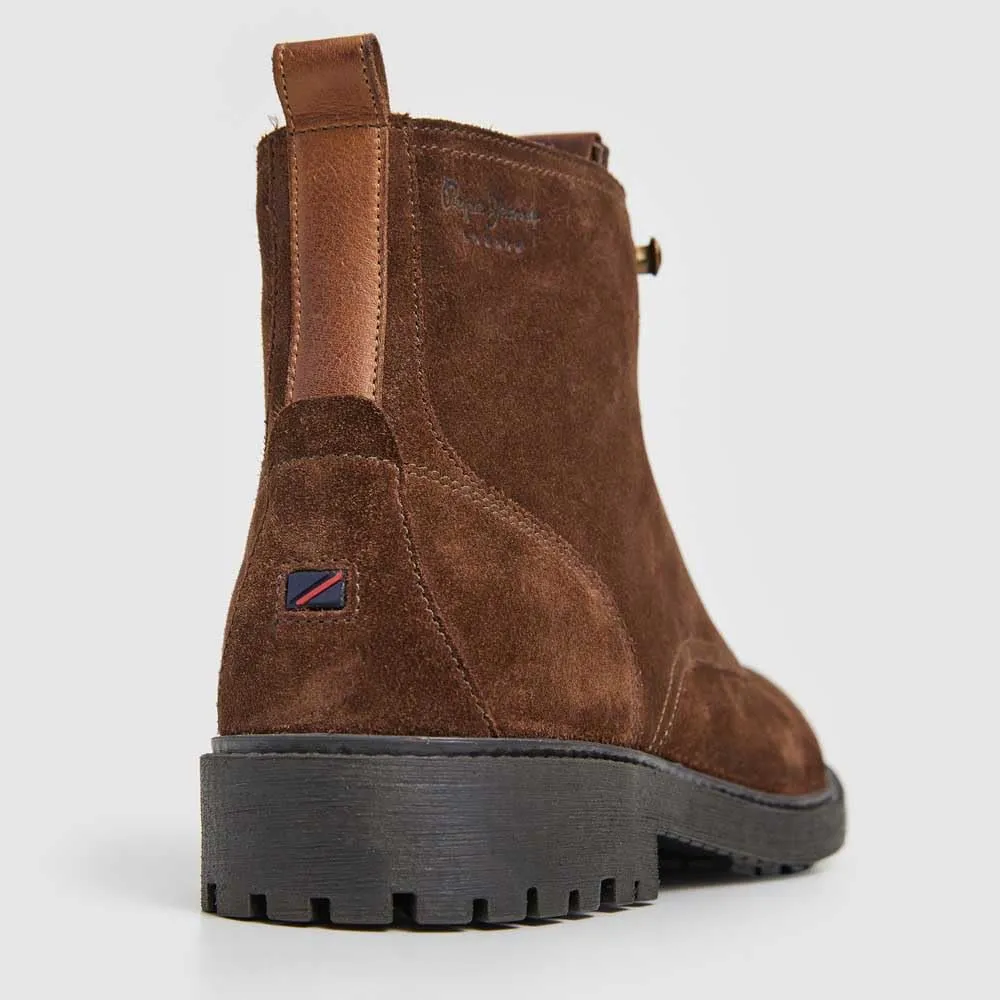 Pepe Jeans Fred Earth Stivaletti Uomo Marrone Pelle