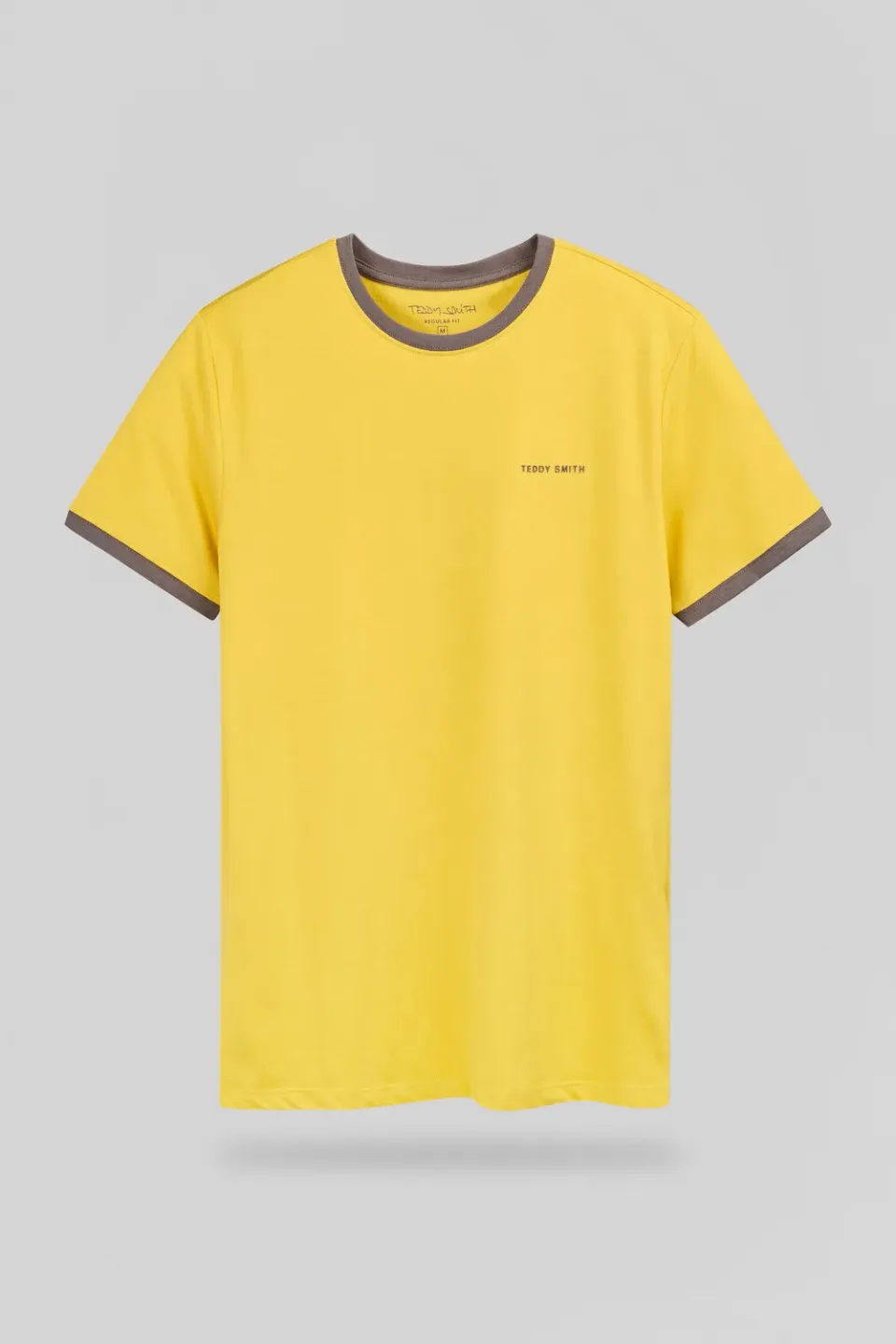 Teddy Smith THE TEE 2 R MC t-shirt ocra chiné uomo
