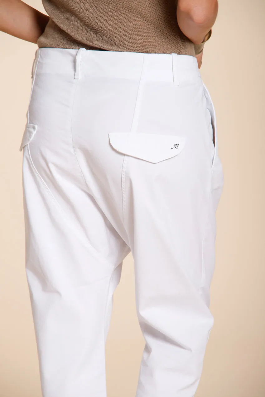 Mason's Malibu Jogger pantalone donna bianco carrot