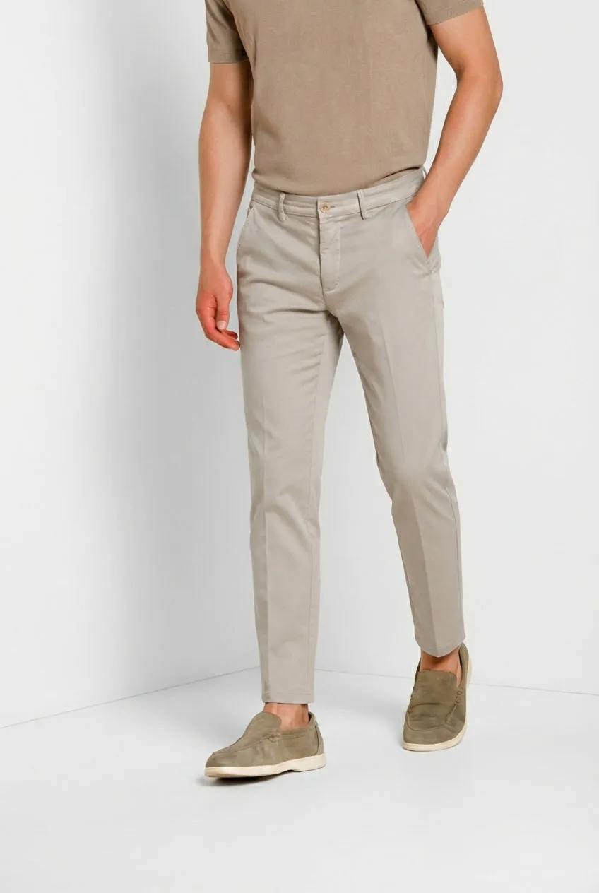 Mason's Torino Elegance Chino Celeste Slim Lyocell