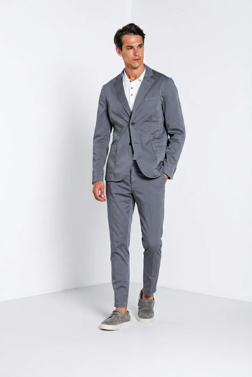 Mason's Da Vinci Travel blazer uomo raso carta da zucchero