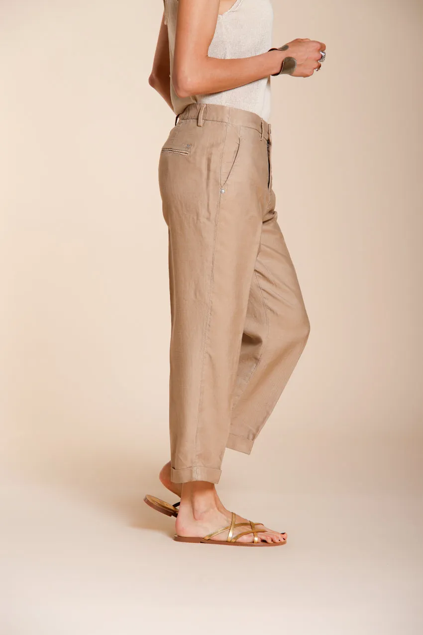 Mason's Linda Summer pantalone chino beige medio relaxed