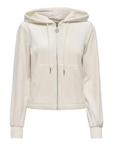 ONLY ONLREBEL felpa donna zip cappuccio taglia M