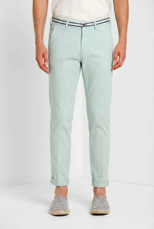 Mason's Torino Summer chino uomo slim celeste