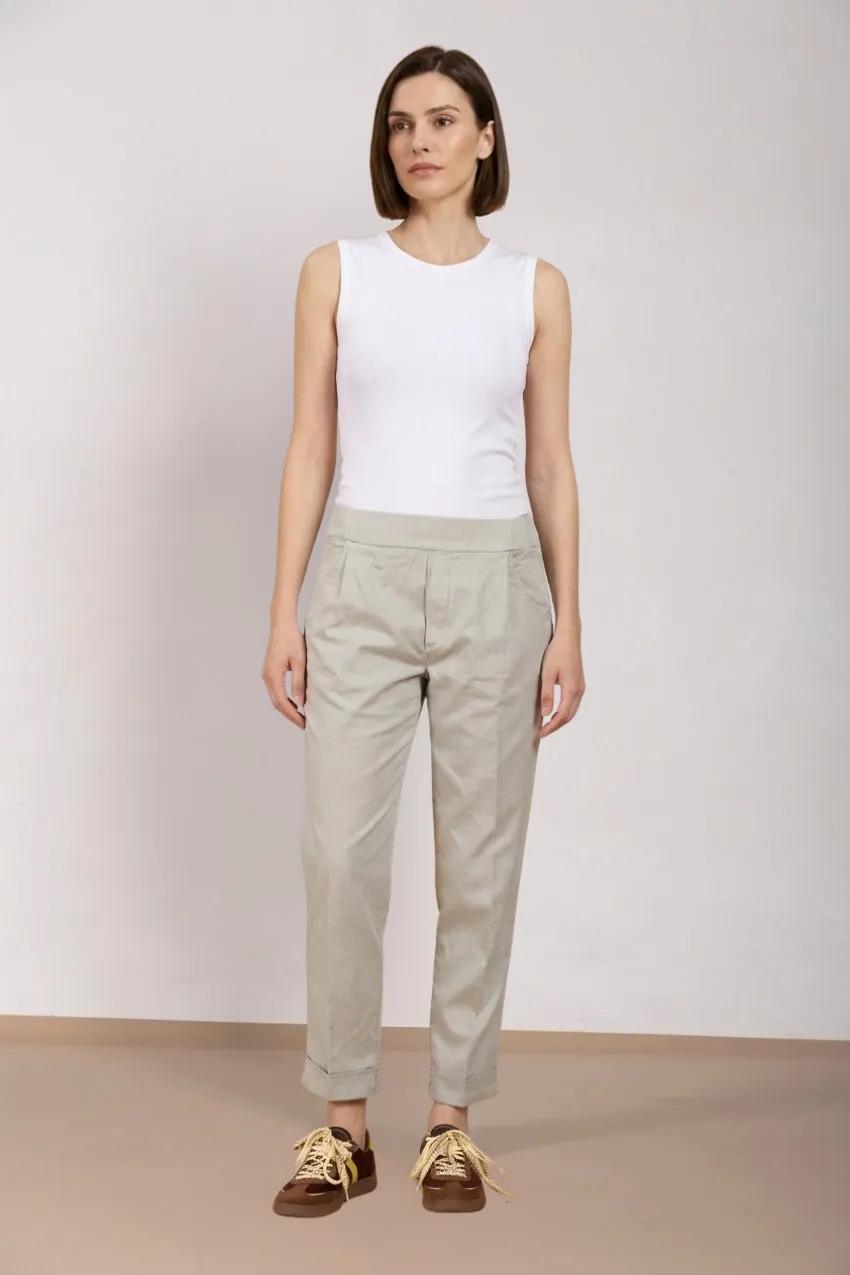 Mason's Easy Jogger pantalone chino donna celeste relaxed