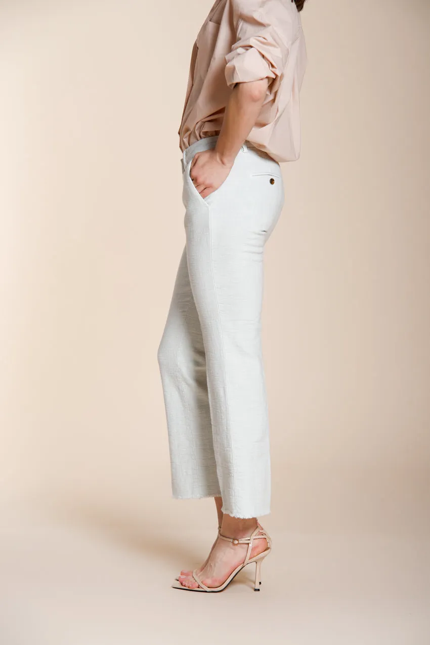 Mason's New York Trumpet pantalone chino donna celeste slim fit