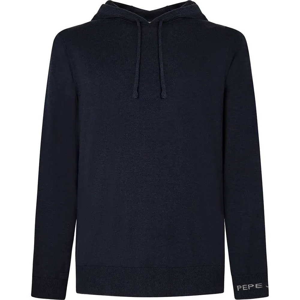Pepe Jeans Andre hoodie felpa uomo blu Dulwich cotone