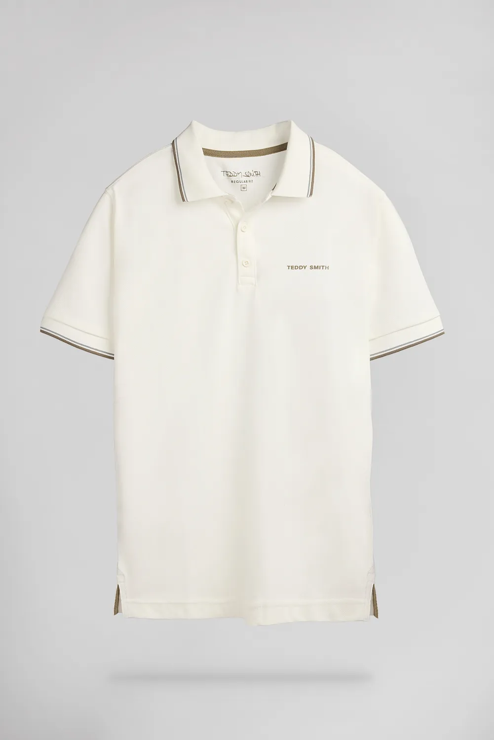 Teddy Smith Pasian 2 polo bianco piquet cotone
