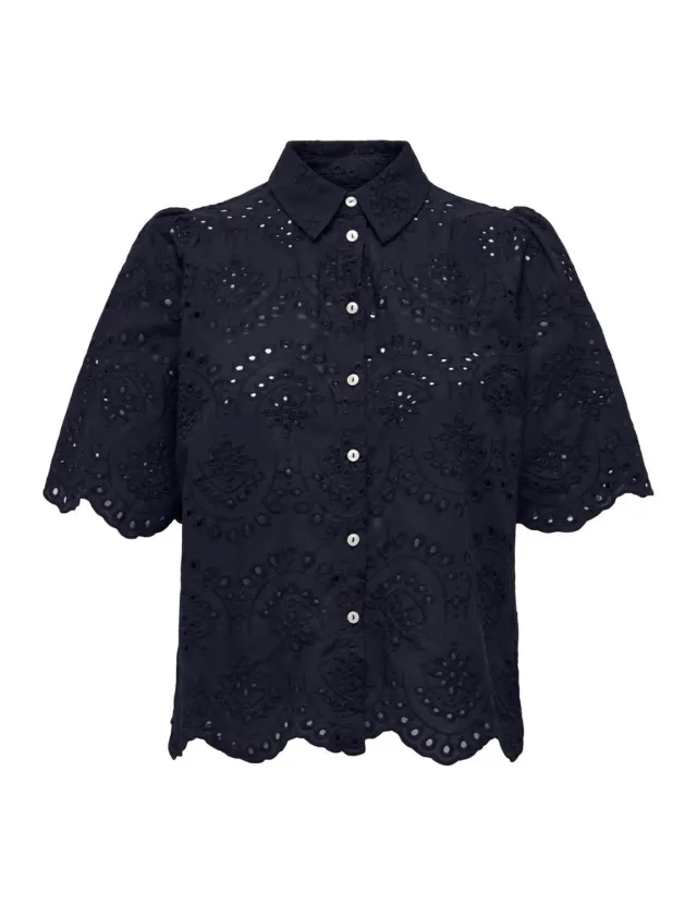 ONLY Onlvalais camicia donna manica lunga cotone