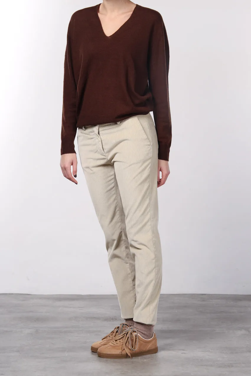 Mason's New York Slim chino crema velluto