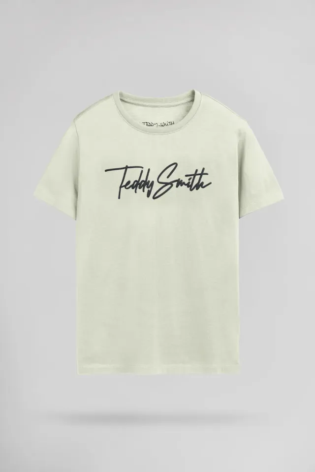 Teddy Smith T-Evan t-shirt bambino verde nacre