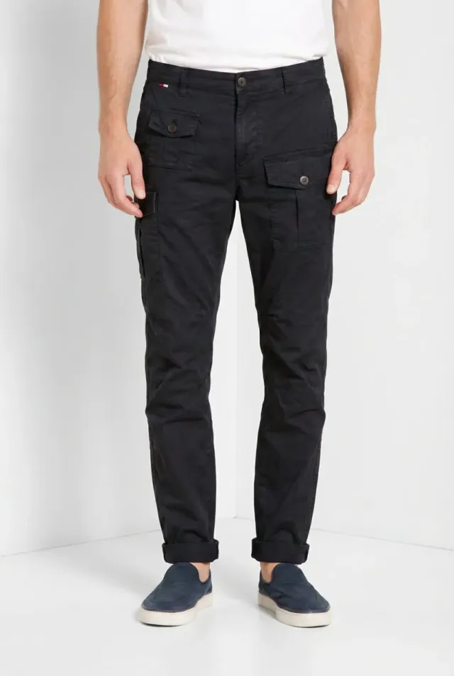 Mason's George Coolpocket pantalone cargo nero carrot