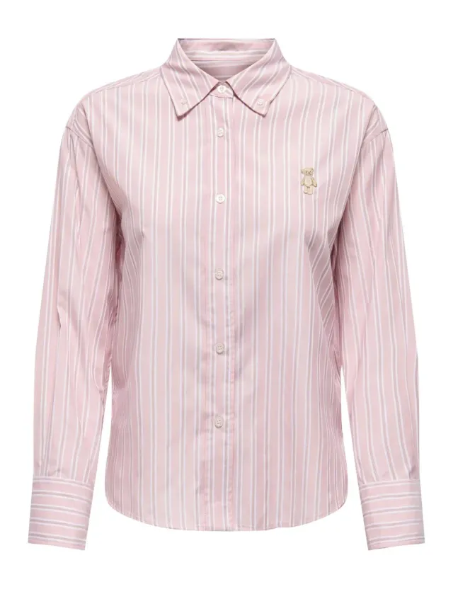 ONLY Onlelara L/S EMB Camicia Donna Ricamata
