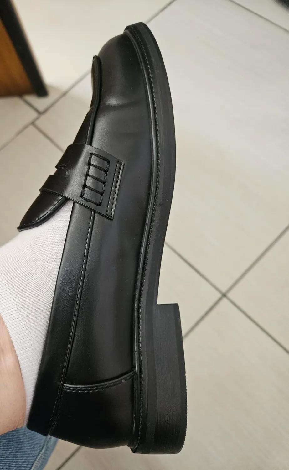 ONLY Onllux-1 PU Loafer mocassino donna nero elegante