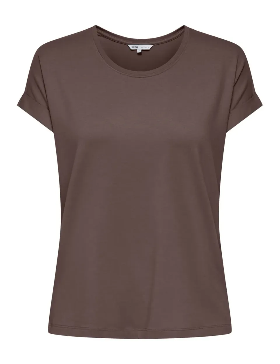 ONLY Moster S/S maglietta marrone ampia viscosa